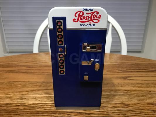 1997 Pepsi-Cola Bank Vending Machine with Box Image