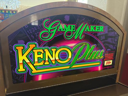 1999 Bally Game Maker Keno Plus Slant Top Machine Image