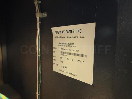 1999 Midway Carnevil Upright Arcade Machine Image