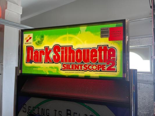 2000 Konami Dark Silhouette Silent Scope 2 Arcade Machine Image