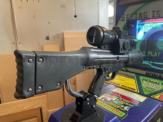 2000 Konami Dark Silhouette Silent Scope 2 Arcade Machine Image