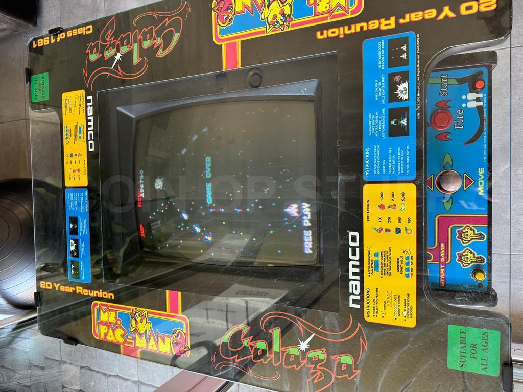 2000 Namco Ms. Pac-Man/Galaga - Class Of 1981 Cocktail Arcade Machine