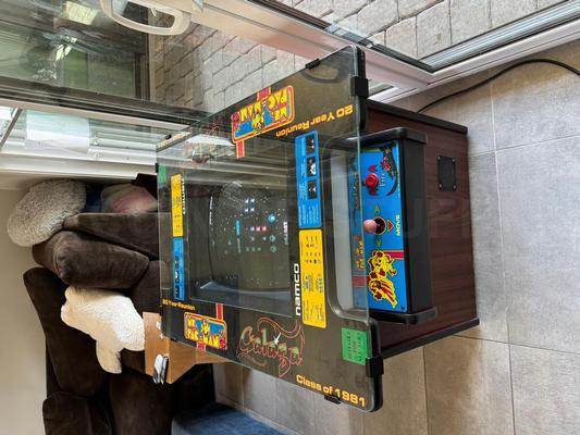 2000 Namco Ms. Pac-Man/Galaga - Class Of 1981 Cocktail Arcade Machine Image