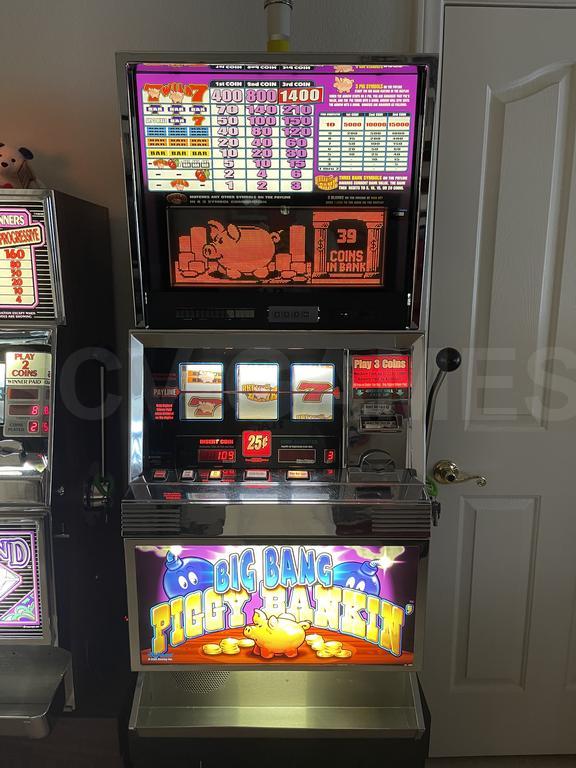 2000 Williams Big Bang Piggy Bankin Slot Machine