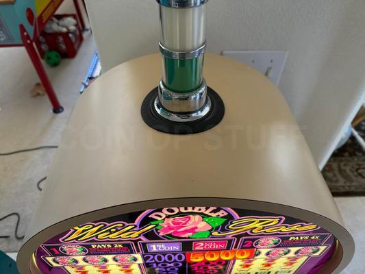 2001 Bally Double Wild Rose S6000 Reel Slot Machine Image