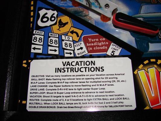 2003 Chicago Gaming Vacation America Pinball Machine Image