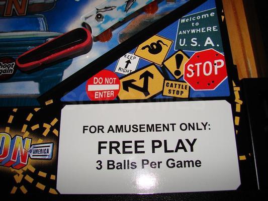 2003 Chicago Gaming Vacation America Pinball Machine Image
