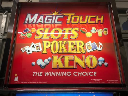 2008 Incredible Technologies Magic Touch Slots Poker Keno Machine Image