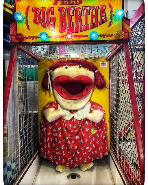 2008 Smart Industries Corp. Feed Big Bertha Redemption Arcade Game