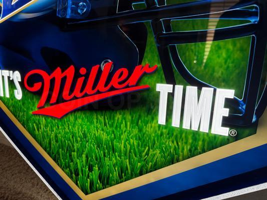 2014 Miller Lite Beer It's Miller Time Helmet LED Sign Image