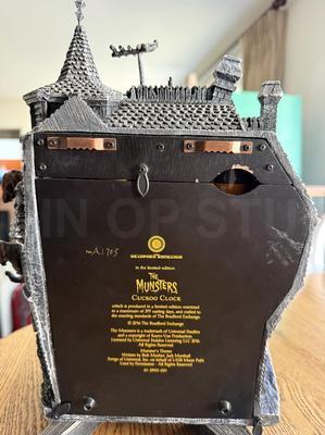 2016 Bradford Exchange The Munsters Illuminated Musical Cuckoo Clock Image