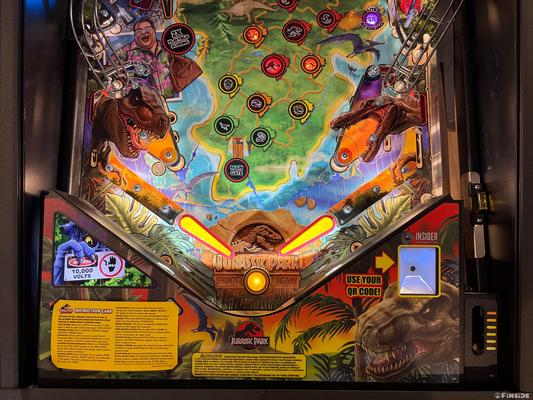 2019 Stern Jurassic Park (Premium) Pinball Machine Image