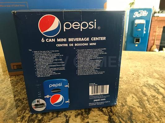 2020 Pepsi Portable 6-can Mini Fridge Image