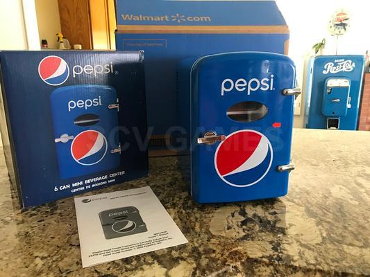 2020 Pepsi Portable 6-can Mini Fridge Image