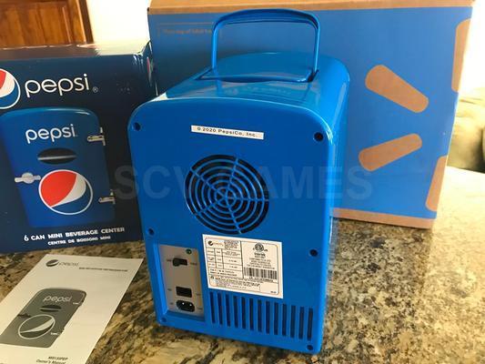 2020 Pepsi Portable 6-can Mini Fridge Image