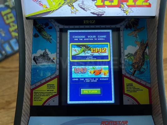 2021 1942 by RepliCade 12 inch Upright Arcade Machine Image