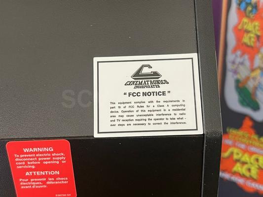2023 Space Ace 1/6th Scale Upright Arcade Machine by RepliCade Image
