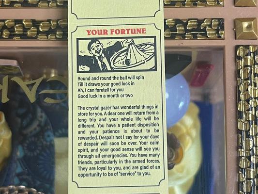 2023 Zoltar 1/6th Scale Fortune Teller Machine by New Wave Toys Image
