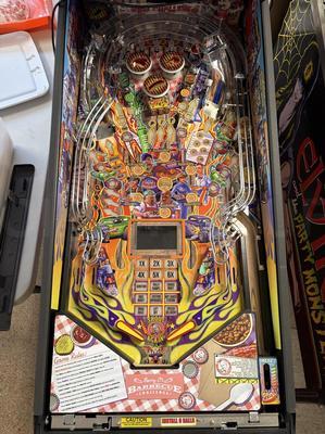 2024 American Pinball Barry O's BBQ Challenge Pinball Machine Image
