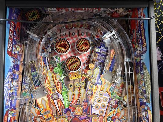 2024 American Pinball Barry O's BBQ Challenge Pinball Machine Image