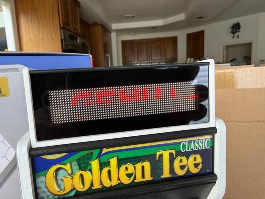 2024 Golden Tee 1/6th Scale Arcade Machine by RepliCade Image