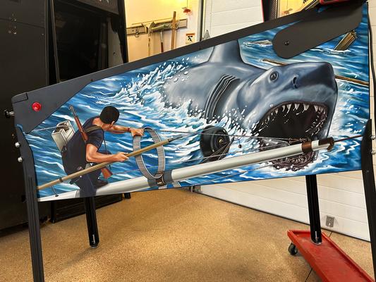 2024 Stern Jaws Premium Pinball Machine Image