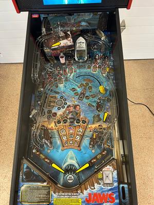 2024 Stern Jaws Premium Pinball Machine Image