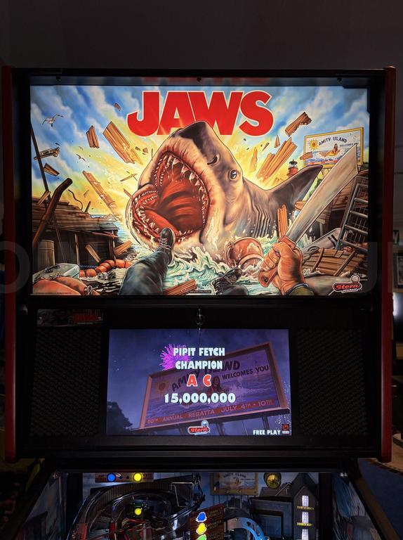 2024 Stern Jaws Premium Pinball Machine
