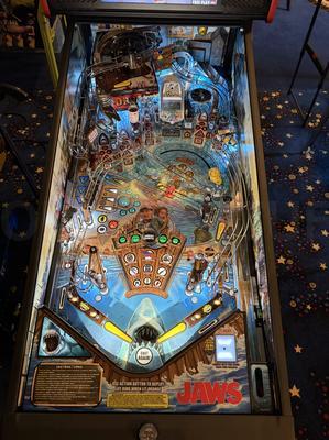 2024 Stern Jaws Premium Pinball Machine Image