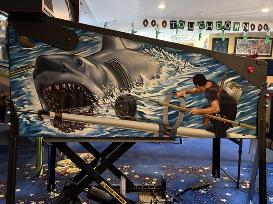 2024 Stern Jaws Premium Pinball Machine Image