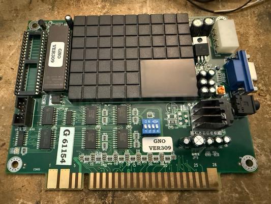 60 in 1 Arcade Classic Vertical JAMMA Game Board with Harness Image