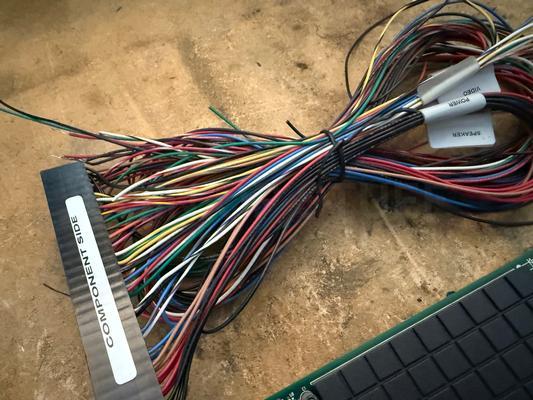 60 in 1 Arcade Classic Vertical JAMMA Game Board with Harness Image