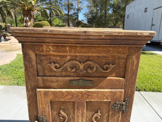 Antique Belding Ice Box Refrigerator Image