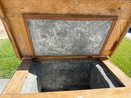 Antique Belding Ice Box Refrigerator Image