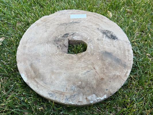 Antique Primitive Grinding Stone Image