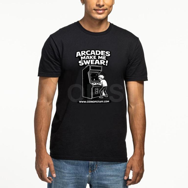 Arcades Make Me Swear T-Shirt