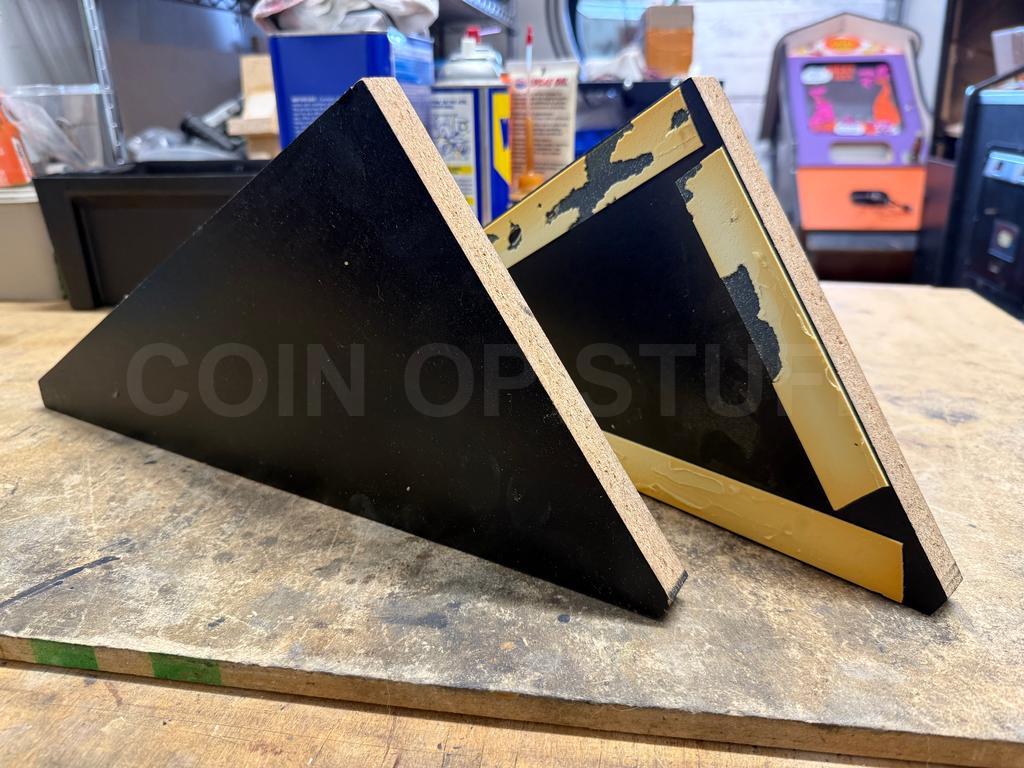 Asteroids Deluxe Upright Arcade Anti-Glare Side Blocks