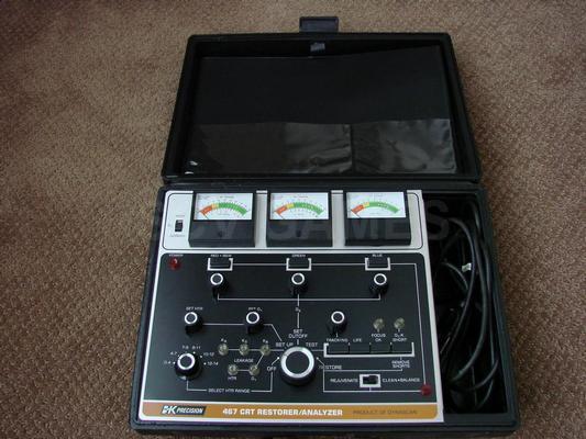 BK Precision 467 CRT Picture Restorer Analyzer Tube Tester Image