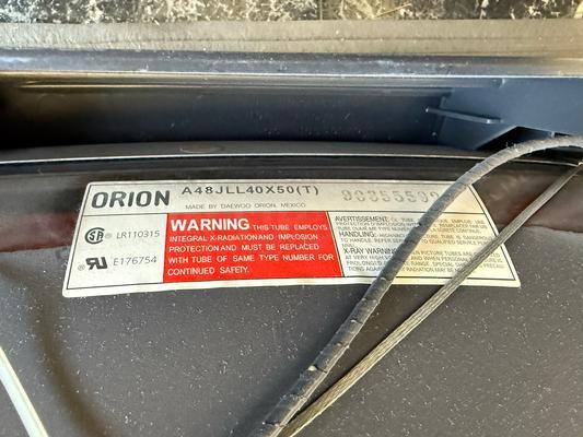 CRT 19in Orion A48JLL40X50T Image