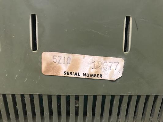 GE SF2101AV Black and White TV Image