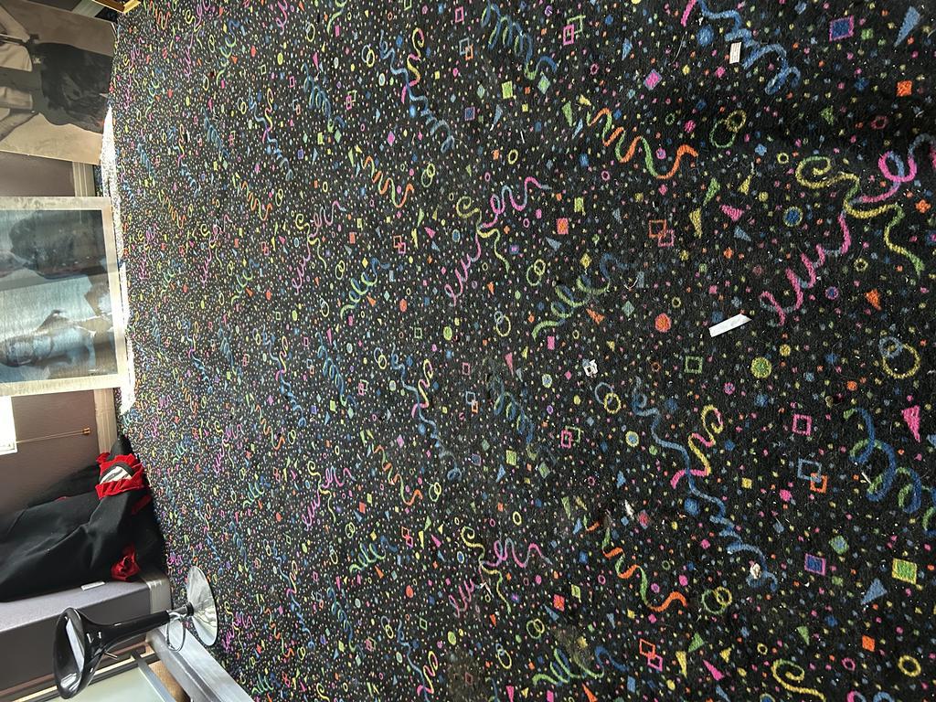Glow In The Dark Arcade Carpet