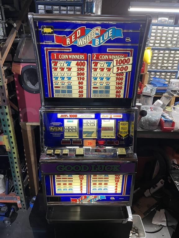IGT Red White & Blue 3 Reel Slot Machine