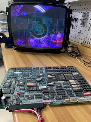 Midway Mortal Kombat Ultimate JAMMA Arcade Game PCB Image