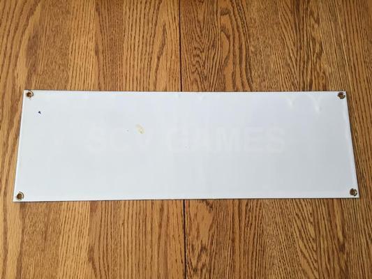 Original Vintage 5 Cents Double Dot Porcelain Pepsi Cola Sign Image