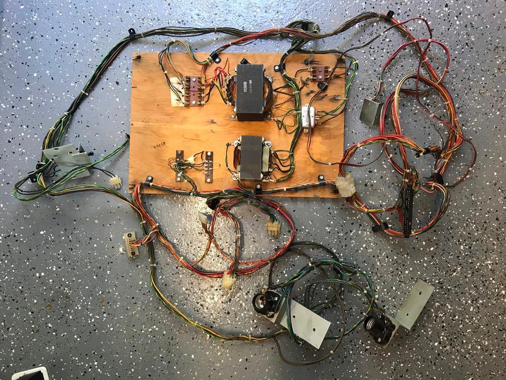 Pac-Man Upright Arcade Wiring harness and Power Board