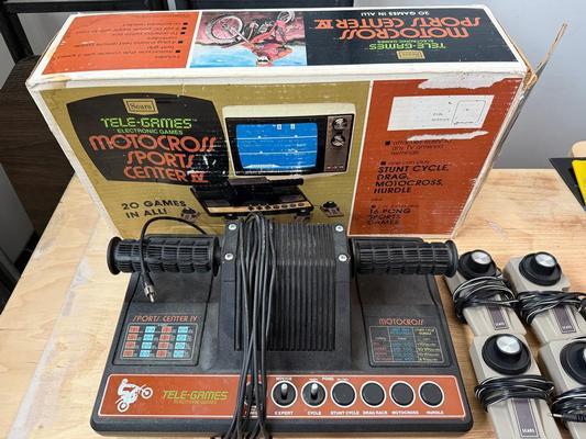 Sears Telegames Motocross Sports Center IV with Box
