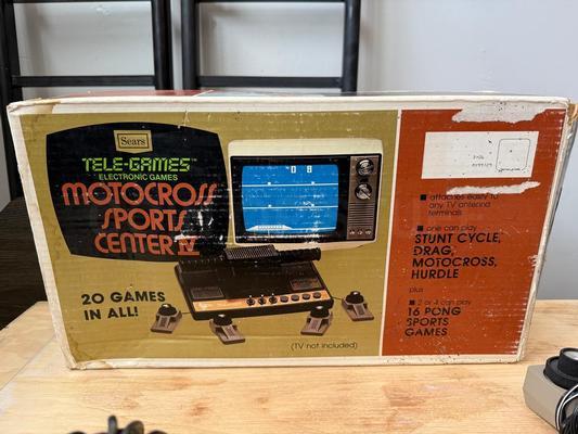 Sears Telegames Motocross Sports Center IV with Box Image