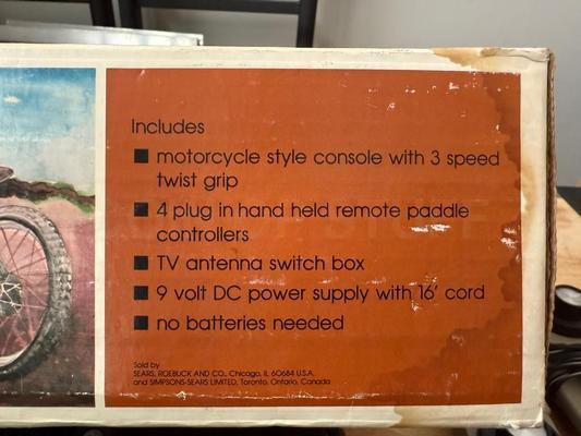 Sears Telegames Motocross Sports Center IV with Box Image
