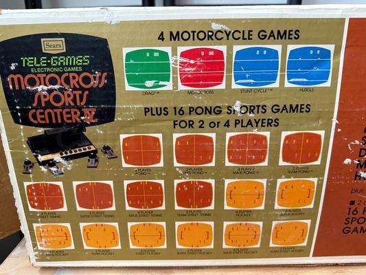 Sears Telegames Motocross Sports Center IV with Box Image