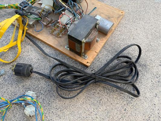 Tron Arcade Power Supply and Wiring Harness Image